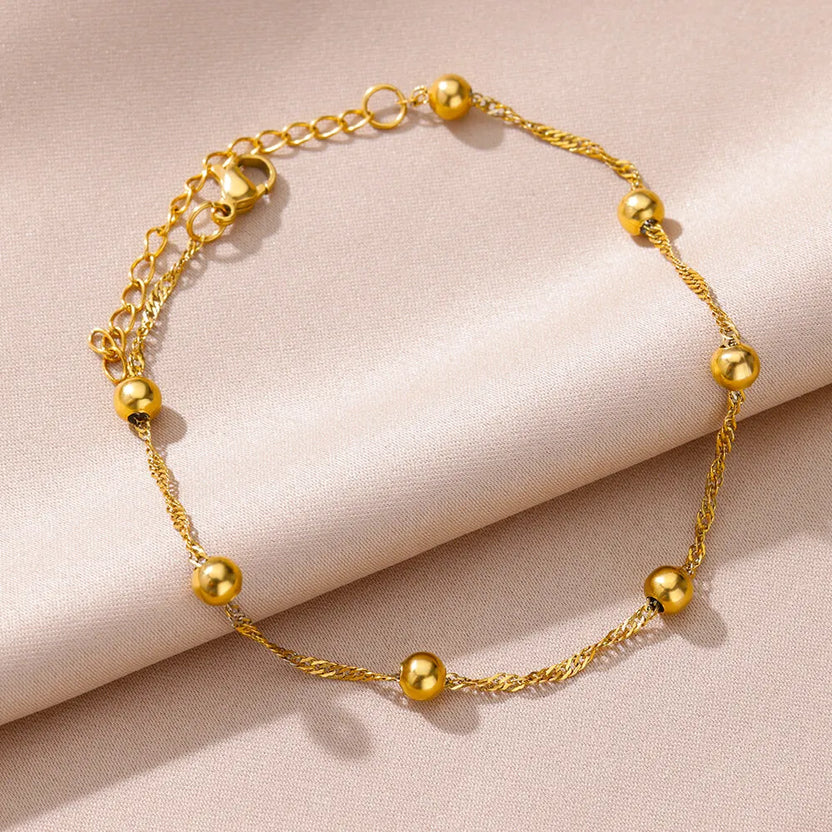 Seaside Pearl Anklet
