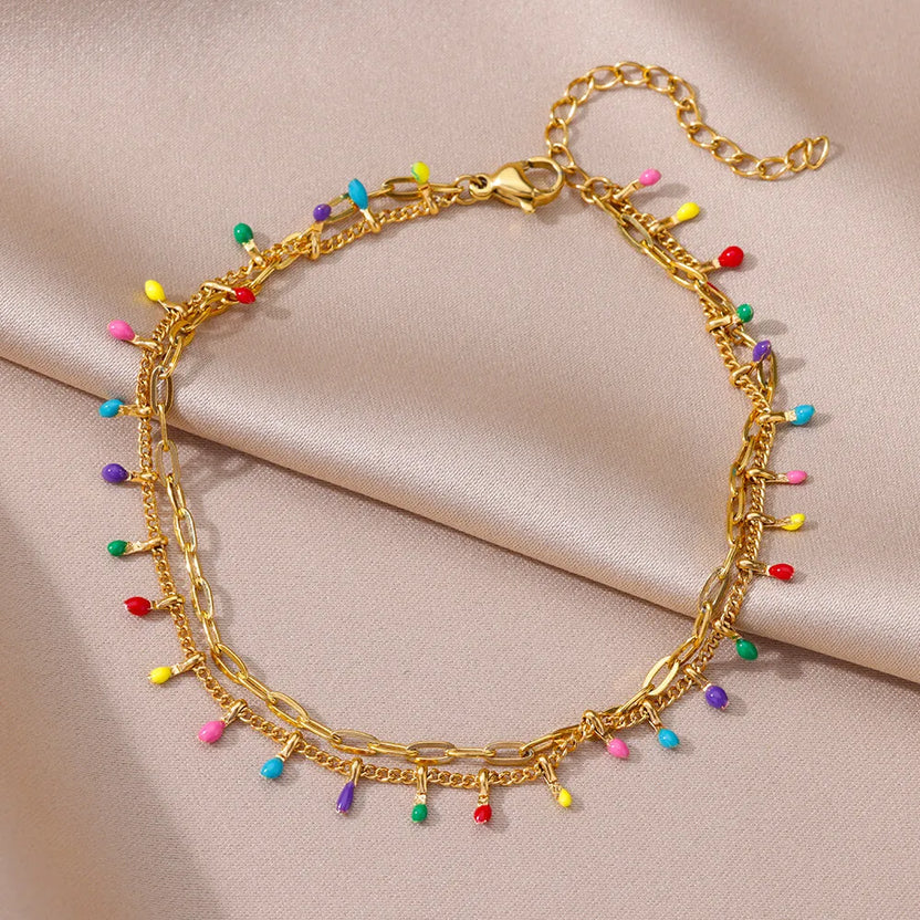 Seaside Pearl Anklet