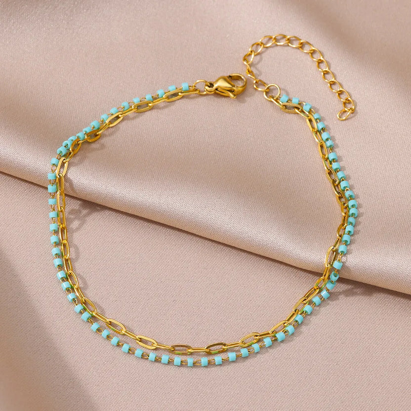Seaside Pearl Anklet